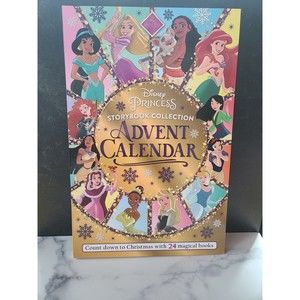 2021 Disney Princess Advent Calendar 24 Storybook Collection Large 21 x 14